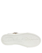 White Patch Calfskin Nappa Portofino Sneakers Shoes