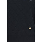 Black Wool Oves Aries Sleeveles T-Shirt