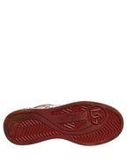 White Red New Roma Graffiti Sneakers Shoes