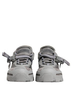 Gray Airmaster Panelled Low Top Men Sneakers Shoes
