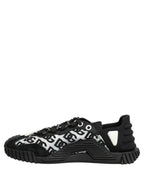 Black Logo Lace Up Low Top NS1 Men Sneakers Shoes