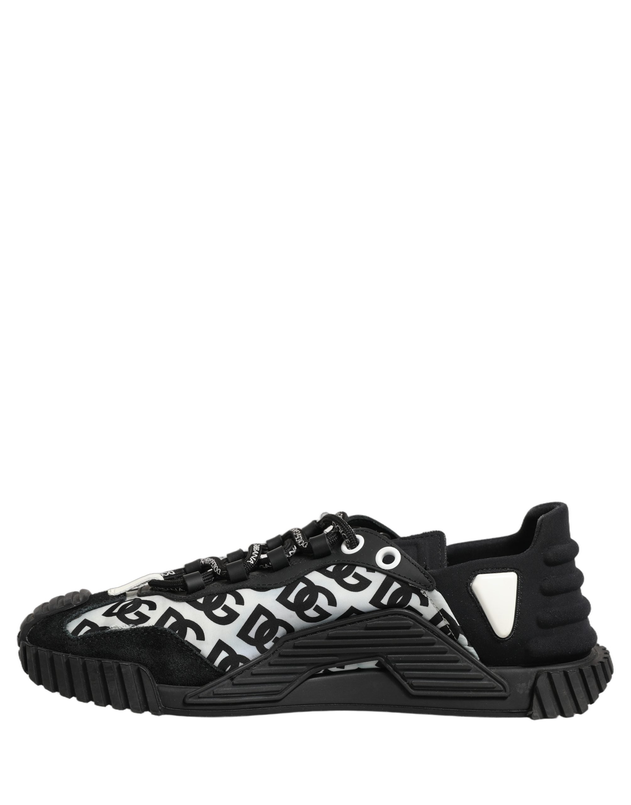 Black Logo Lace Up Low Top NS1 Men Sneakers Shoes