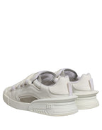 White Leather Portofino Space Sneakers Shoes