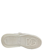 White Leather Portofino Space Sneakers Shoes