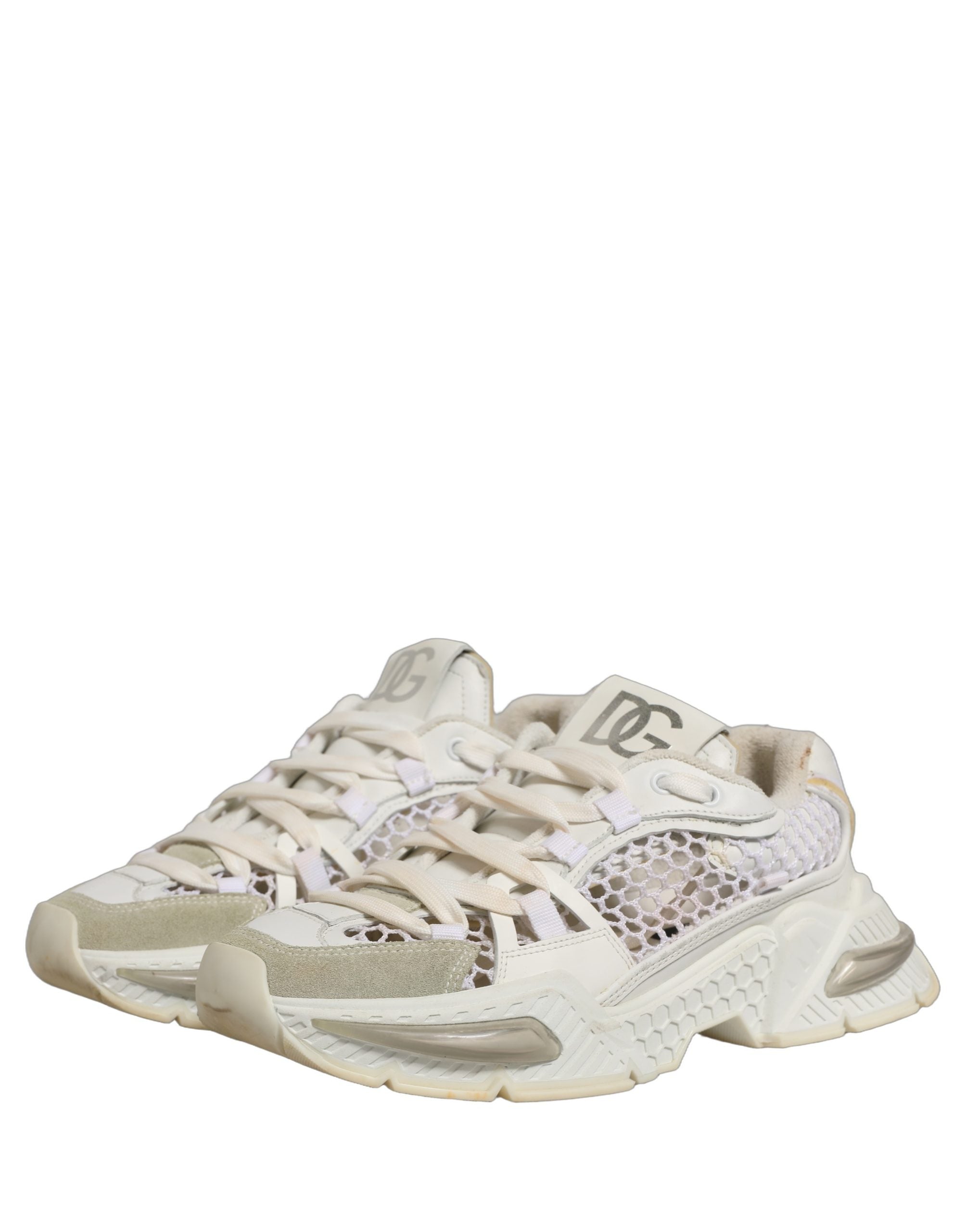 White Airmaster Mesh Low Top Sneakers Shoes
