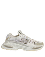 White Airmaster Mesh Low Top Sneakers Shoes