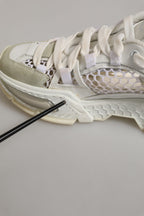 White Airmaster Mesh Low Top Sneakers Shoes