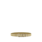 Beige Suede Leather Regular Belt