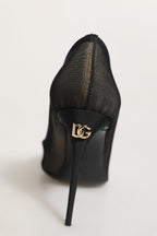 Black Mesh Stiletto High Heels Pumps Shoes
