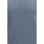Blue Cotton Polo Shirt