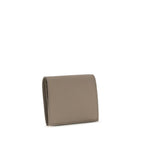 Beige Calf Leather Bos Taurus Wallet