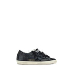 Black Calf Leather Bos Taurus Sneakers