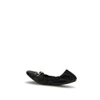Black Calf Leather Bos Taurus Ballet Flats