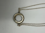 TIFFANY & CO. Silver Bracelet with Double Chain