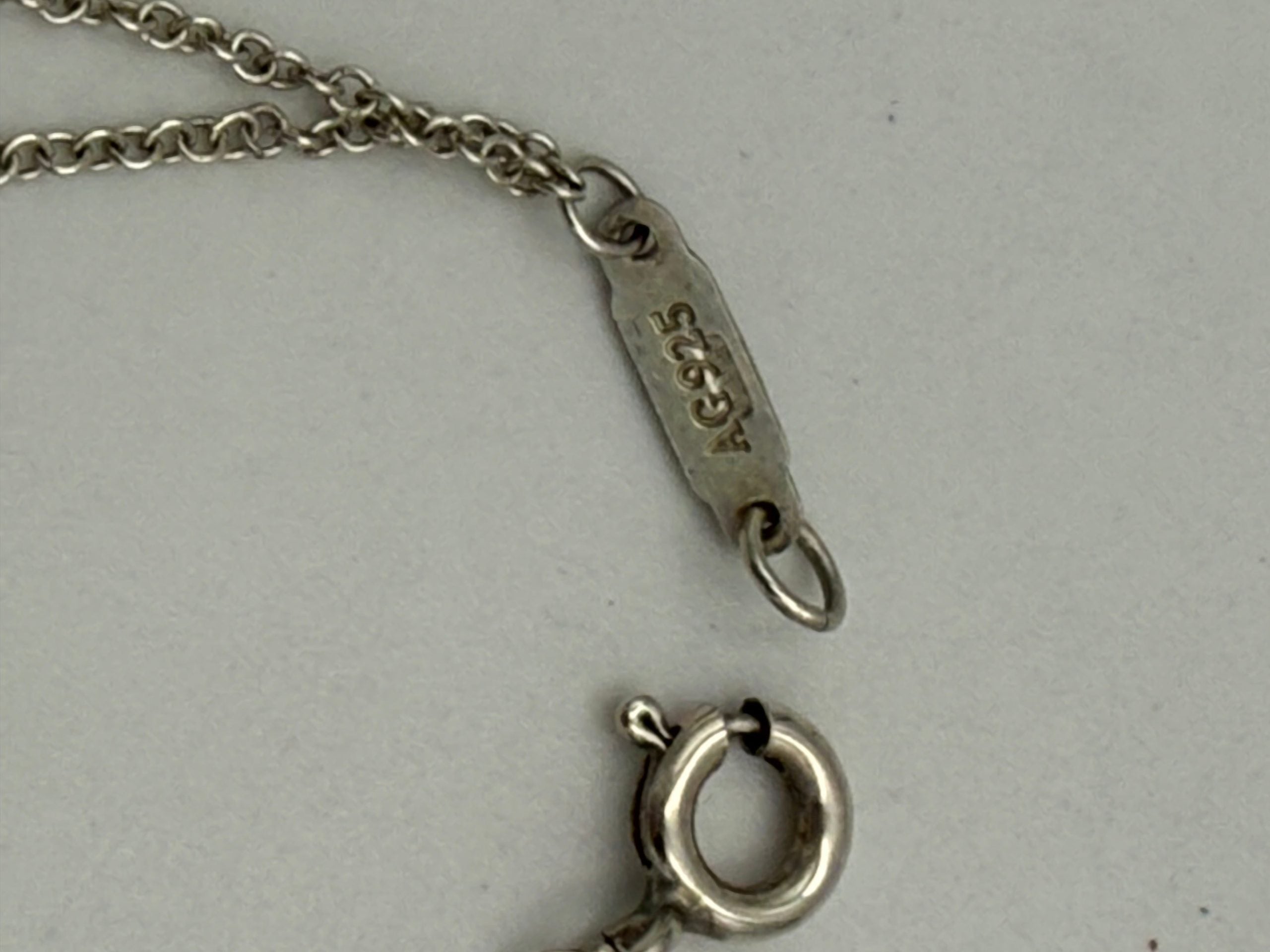 TIFFANY & CO. Silver Bracelet with Double Chain
