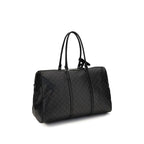 Black Cotton Shoulder Bag