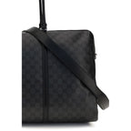 Black Cotton Shoulder Bag