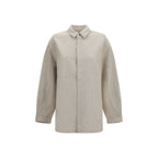Beige Denim Shirt