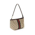 Beige Fabric Handbag