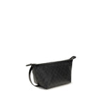 Black Fabric Clutch Bag