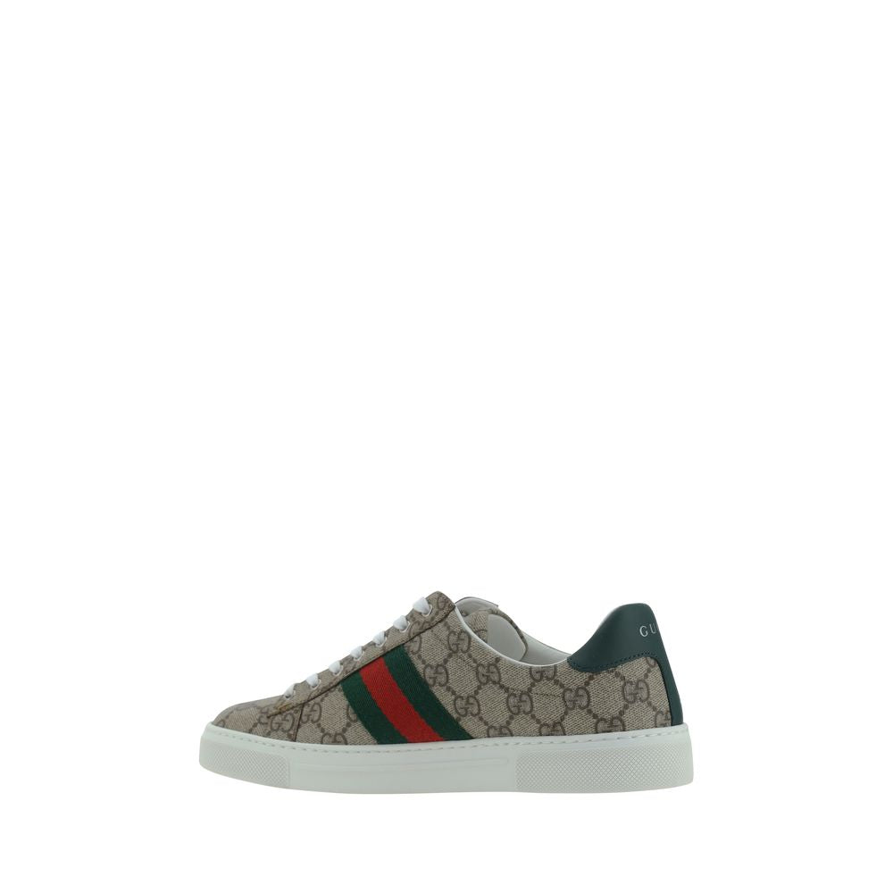 Multicolor Fabric Low Top Sneakers