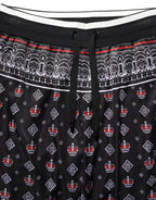 Black Bandana Crown Jogger Men Trouser Pants