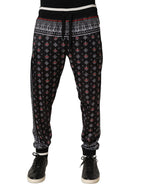 Black Bandana Crown Jogger Men Trouser Pants