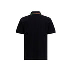 Black Cotton Polo Shirt