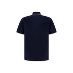 Blue Cotton Polo Shirt