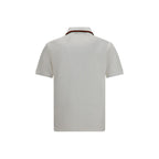 White Cotton Polo Shirt