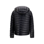 Black Polyamide Full-Length Jacket
