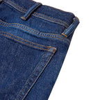 Blue Cotton Skinny Jeans
