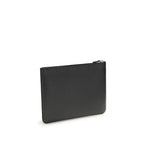 Black Calf Leather Bos Taurus Clutch Bag