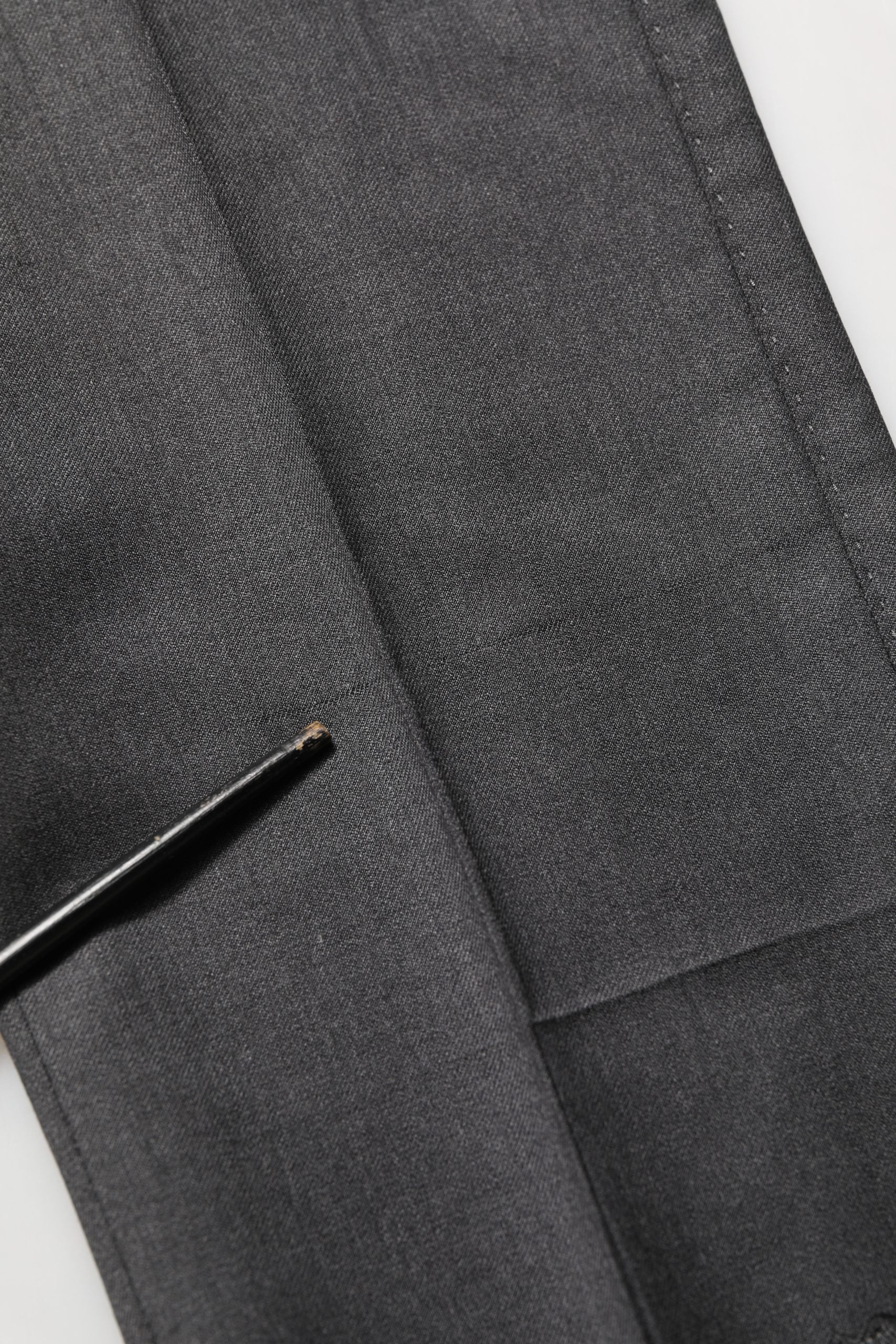 Gray Wool Slim Fit Formal 2 Piece Men Suit