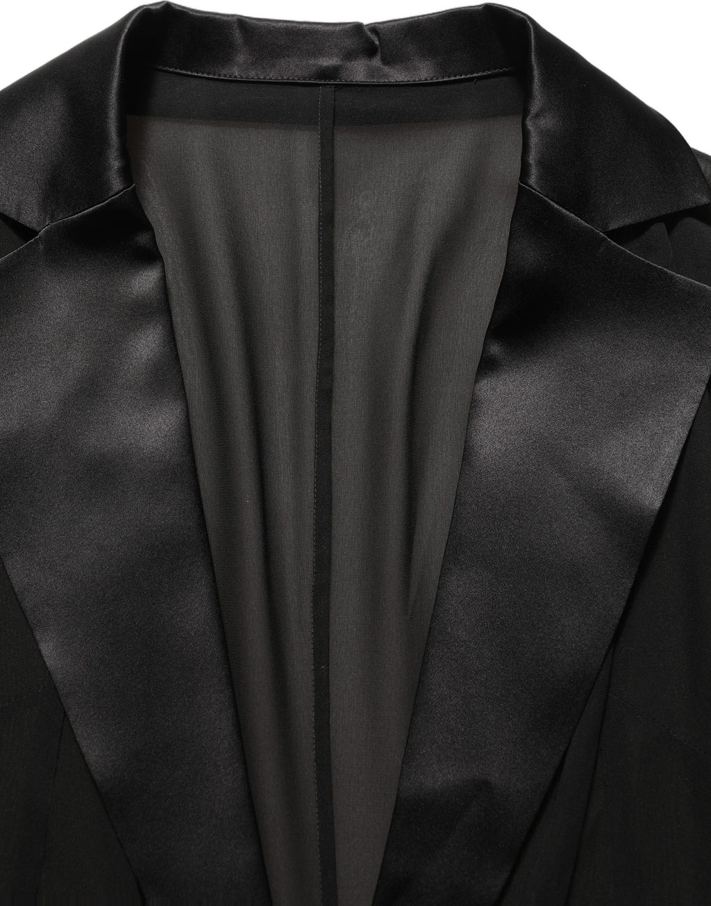 Black Silk Sheer Chiffon Long Maxi Dress