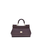 Purple Calf Leather Bos Taurus Handbag