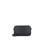Black Calfskin Shoulder Bag