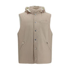 Beige Wool Oves Aries Sleeveless Jacket