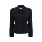 Black Wool Oves Aries Blazer