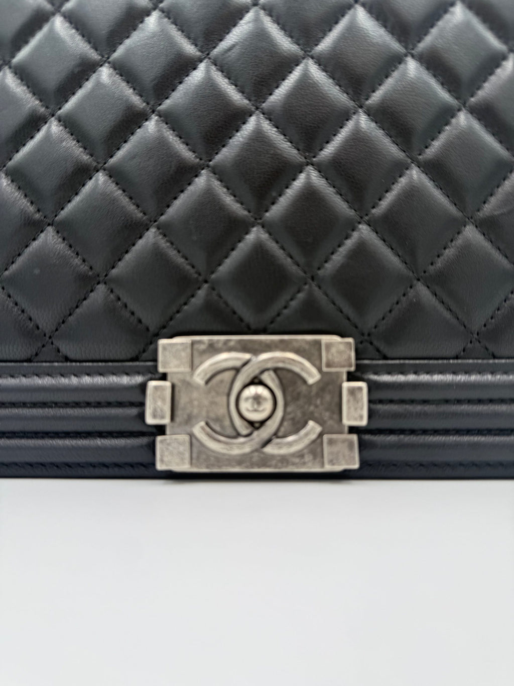 Bicolor Leather Handbag