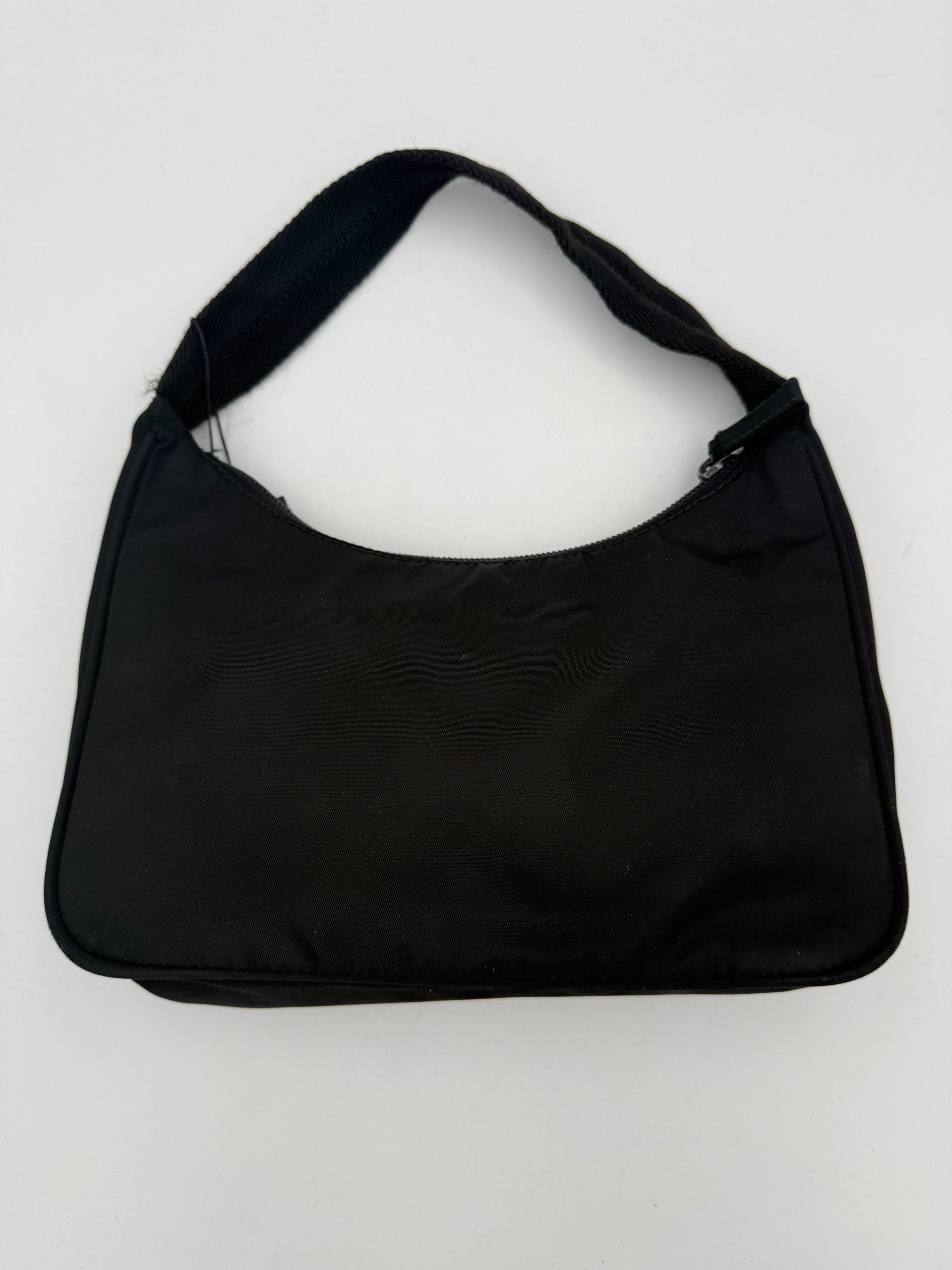 Bicolor Nylon Handbag