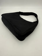 Bicolor Nylon Handbag