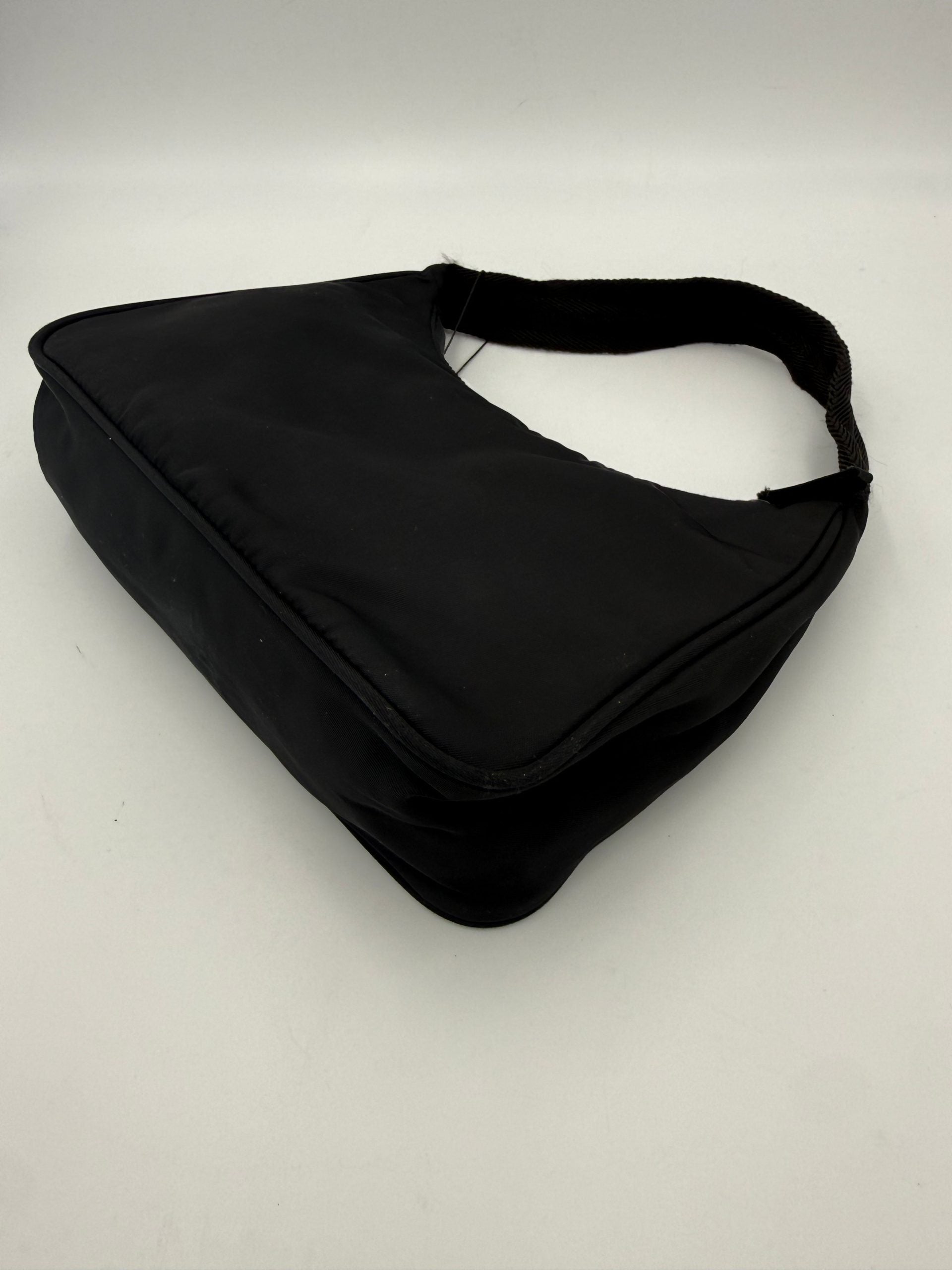 Bicolor Nylon Handbag