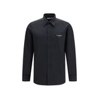 Black Cotton Dress Shirt