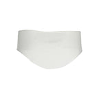White Polyamide Women Swim Brief