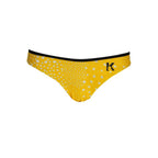 Giallo Poliammide Women Swim Brief