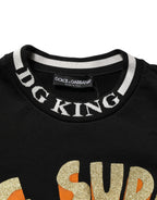 Black Super King Crew Neck Sweatshirt Sweater