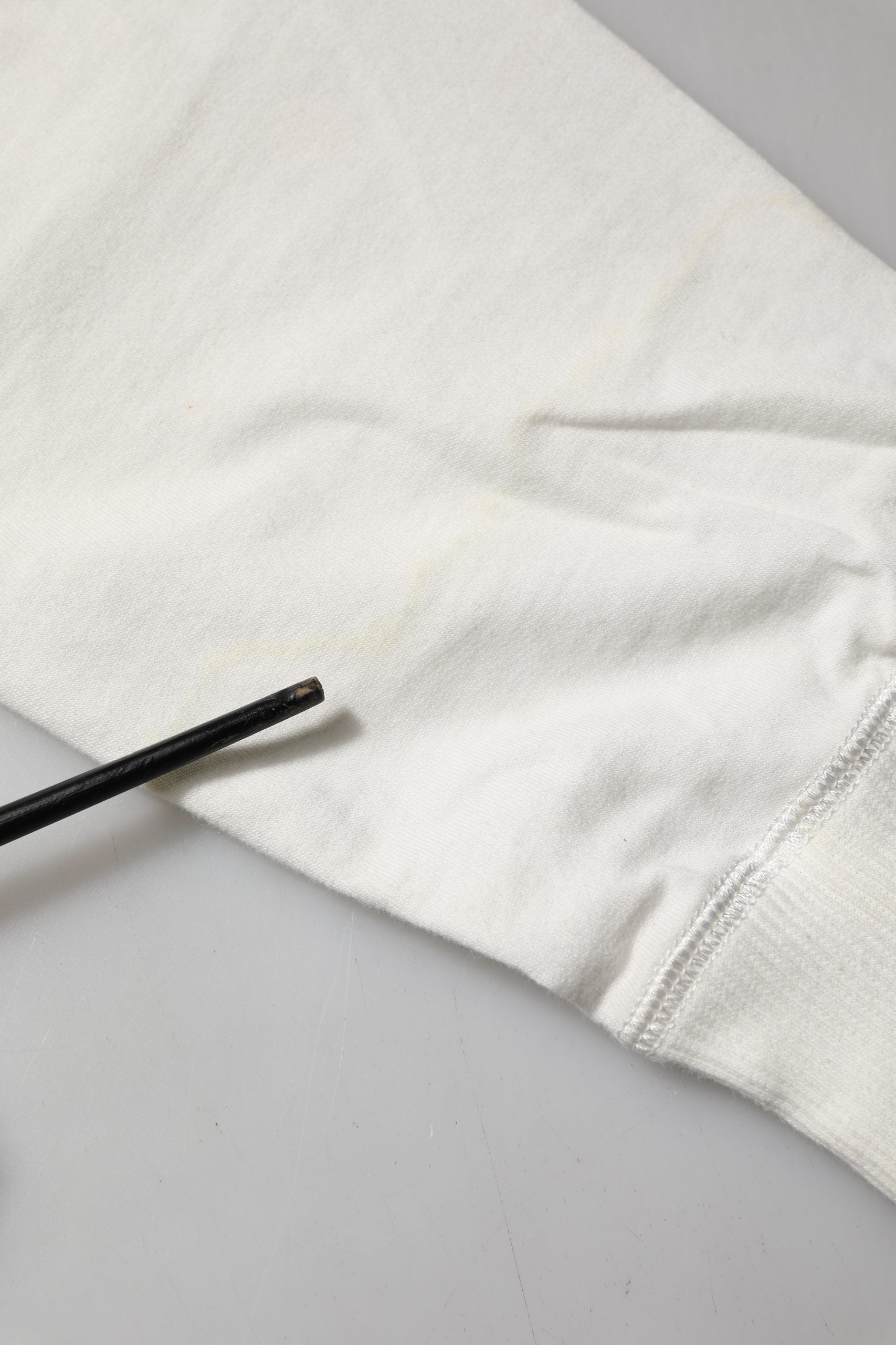 White Cotton Hooded Sweatshirt Sweater