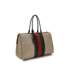Beige Fabric Shoulder Bag