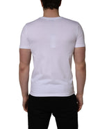 White Heart Shaped Camouflage Patch Men T-shirt